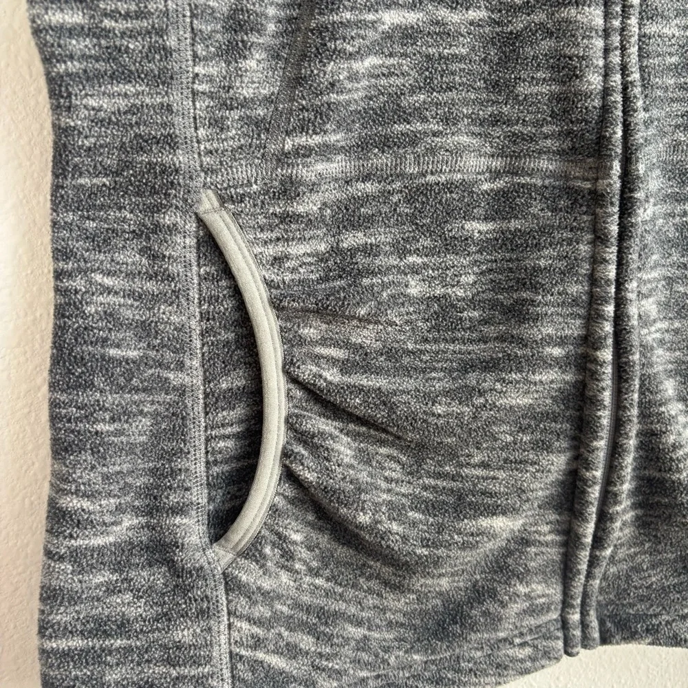 The North Face Polartec Gray Fleece Full Zip Long Sleeve Fall Jacket Size Medium - Picture 8 of 13